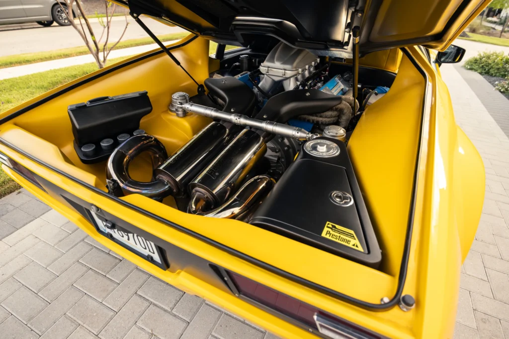 This is the DeTomaso Pantera ADRNLN by Ringbrothers, a 600-horsepower custom beast that's about to make auction history again